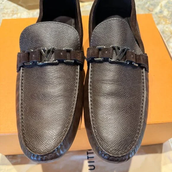 LV Monogram Leather Drivers